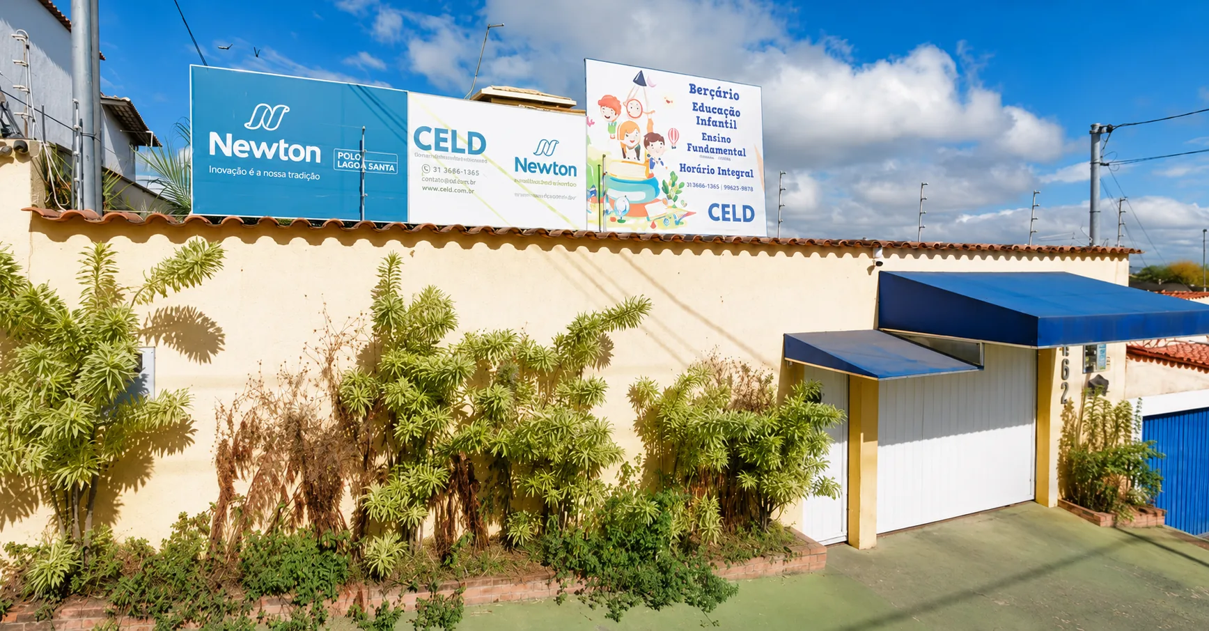 Fachada da unidade CELD Vespasiano